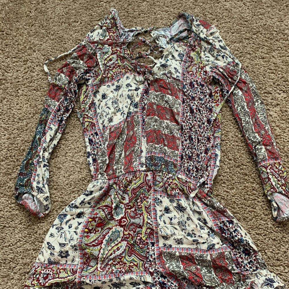 American eagle floral romper